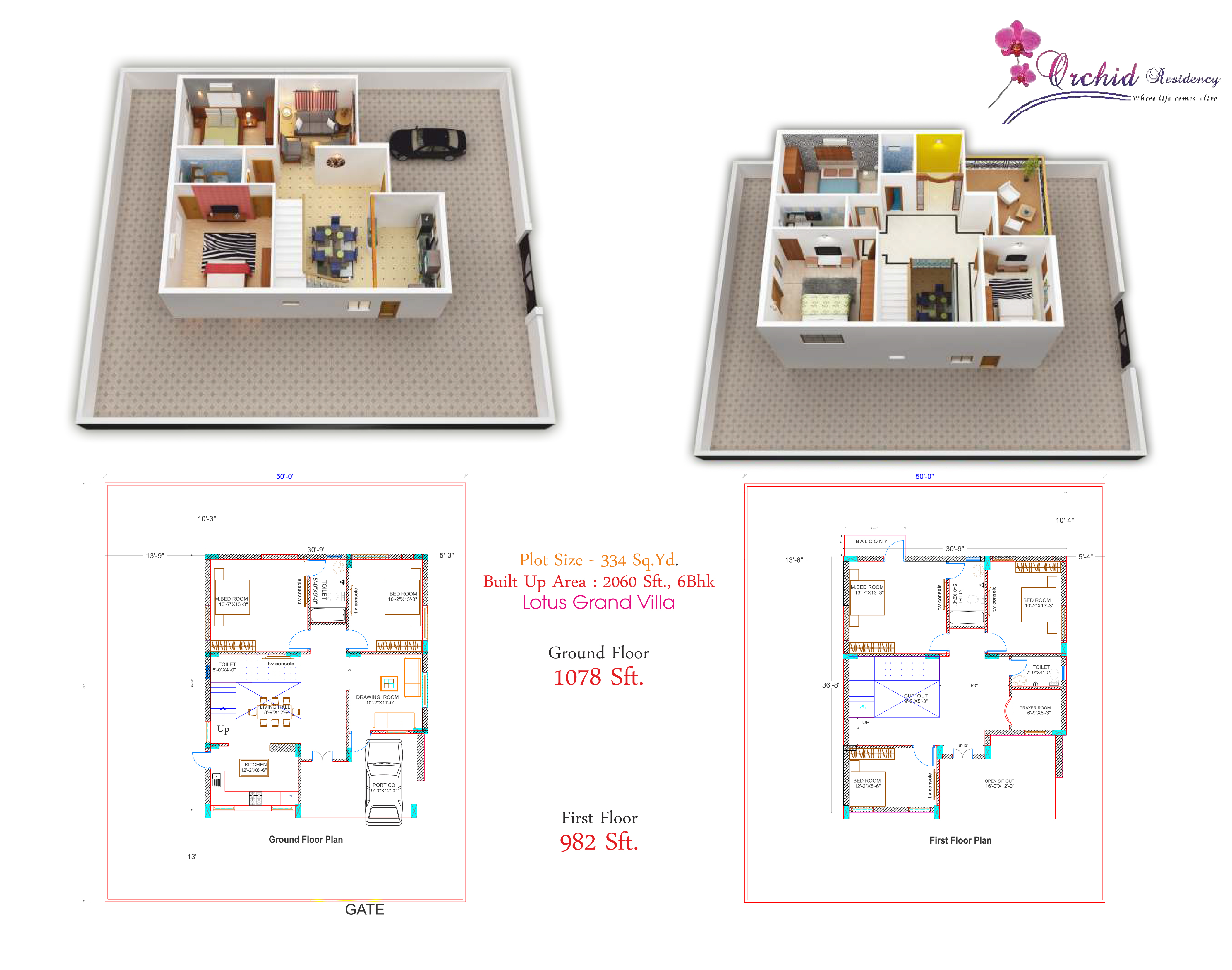 Floor Plan - Grand Villa 334